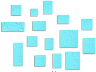 Heidi Grace - water sparkle mosaics  (sold in 3's)